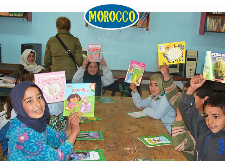 At a school in Marrakesh, Morocco